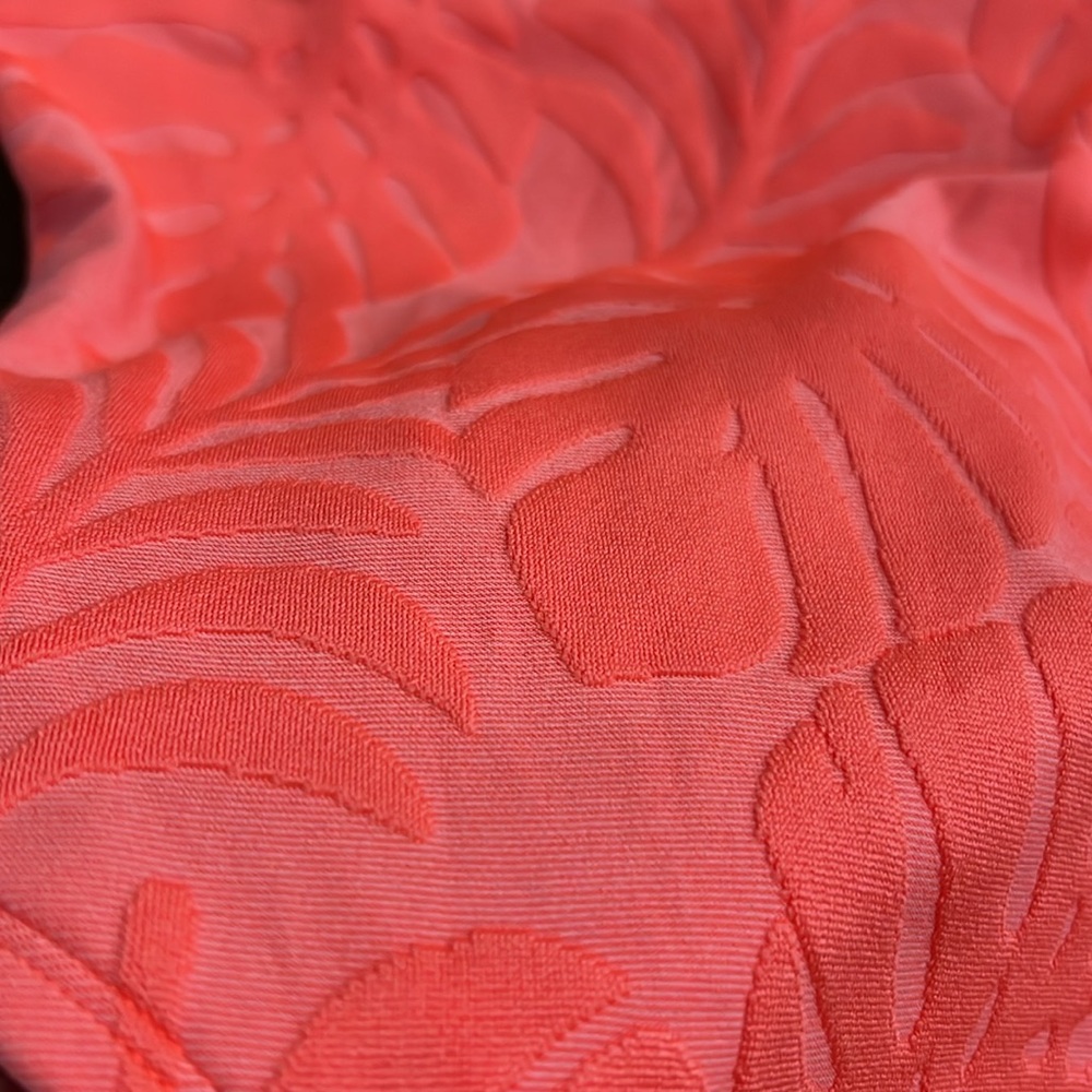 La Blanca One Pieces Island Palm Coral Swimsuit New Tummy Control 50SPF - Picture 6 of 13
